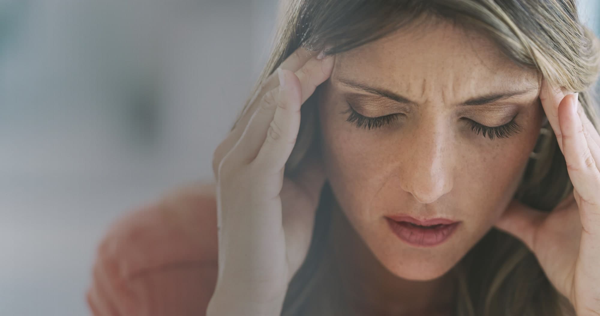 Person with headache